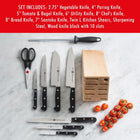 ZWILLING Twin Gourmet 10-Piece Knife Block Set 31699-001