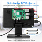 ROADOM Touch Screen Monitor with Case, 7’’ Raspberry Pi Screen, IPS FHD 1024×600,Responsive and Smooth Touch,Dual Built-in Speakers,HDMI Input,Compatible with Raspberry Pi/PC/Camera/Gaming/TV