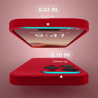 Magnetic for iPhone 16 Pro Max Case, Compatible with MagSafe, [Full Camera Protection][Screen Protector] Silicone Shockproof Protective Phone Case for iPhone 16 Pro Max 6.9\, Deep Red