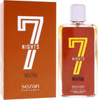 7 Nights - Warm by Sezan for Unisex - 3.3 oz EDP Spray