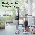 Braun MultiQuick 9 Hand Blender with iMode Technology, 700W Motor | #1 Hand Blender Brand, Manual Speed Control, 3 Power Settings, Single Hand Operation, ActiveBlade Technology