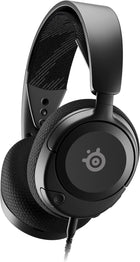 NEW SteelSeries Arctis Nova 1 Multi-System Gaming Headset — Hi-Fi Drivers — 360° Spatial Audio — Comfort Design — Durable — Ultra Lightweight — Noise-Cancelling Mic — PC, PS5/PS4, Switch, Xbox - Black