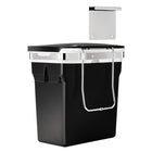 simplehuman 10 Liter / 2.6 Gallon In-Cabinet Trash Can, Heavy-Duty Steel Frame, Black