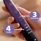 Philips Sonicare Diamondclean 9000 Special Edition Rechargeable Toothbrush, Black/purple Hx9911/91