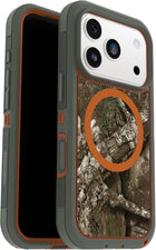 OtterBox iPhone 17 Pro Defender Series Pro XT Clear Case - Realtree - Green Camo - Tough, Rugged & Durable iPhone Case, Snaps on MagSafe