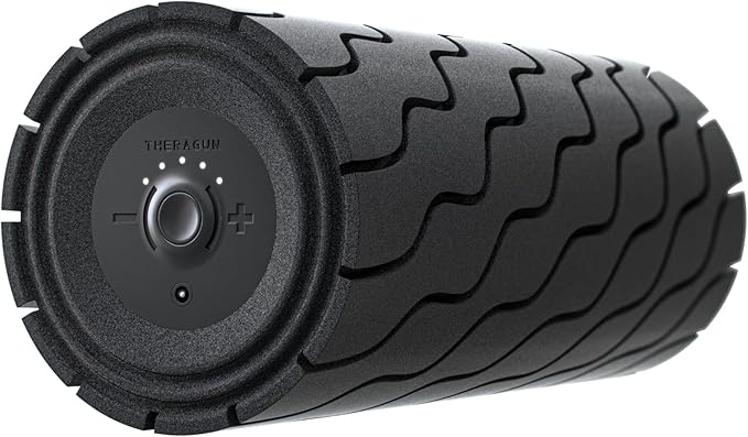 Therabody Wave Series Wave Roller - High Density Foam Roller for Body and Large Muscles. Bluetooth Enabled with 5 Customizable Vibration Frequencies in Therabody App