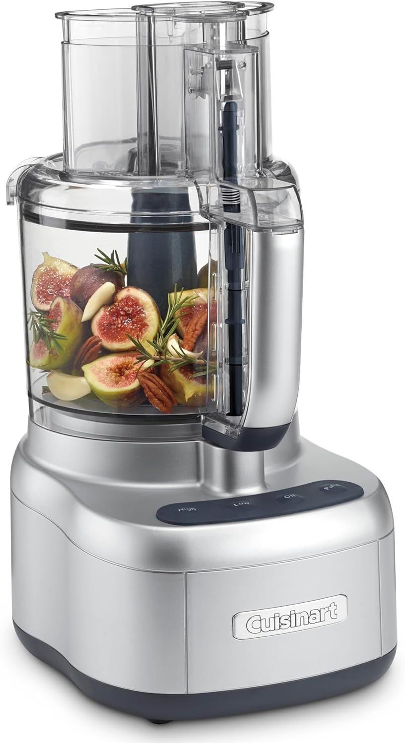 Cuisinart Elemental 11-Cup (2.6 L) Food Processor with Attachments, 550W, Silver (FP-11SSVEC)