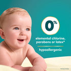 Pampers Swaddlers Diapers, Size 0 (up to 10 lbs), 136 Count, Absorbent, Keeps Baby Dry and Comfortable, Skin Safe Disposable Baby Diaper