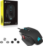 Corsair M65 RGB Ultra Tunable FPS Gaming Mouse - CORSAIR Marksman 26,000 DPI Optical Sensor, Optical Switches, AXON Hyper-Processing Technology, Sensor Fusion Control, Tunable Weight System - Black