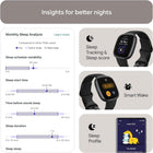 Google Fitbit Versa 4 - Fitness Smartwatch - Black / Graphite | Fitness Smartwatch with Daily Readiness, GPS, 24/7 Heart Rate, 40+ Exercise Modes, Sleep Tracking and More, One Size