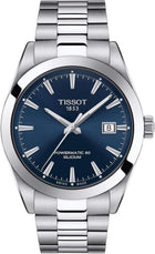 Tissot Gentleman Men\'s Powermatic 80 Automatic Stainless Steel Watch, Blue Dial, 40mm (T1274071104100)