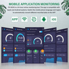 WiFi Tuya Smart pH Monitor Data Logger Temp TDS Salinity S.G. EC ORP Water Tester Monitor Analyzer for Aquariums Pool Hydroponics