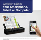 Epson WorkForce ES-300W Wireless Colour Portable Document Scanner with ADF for PC and Mac, Sheet-fed and Duplex Scanning