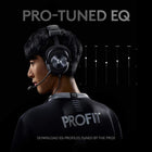 Logitech G Pro X Wired Gaming Headset: Blue VO!CE Detachable Boom Mic, DTS 7.1, 50 mm Drivers, USB/3.5mm Aux, Spare Memory Foam Ear Pads, USB DAC & Bag Included - Black