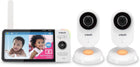 VTech VM818-2HD Video Monitor w/2 Camera\'s, 5-inch 720p HD Display, Night Light, 110-degree Wide-Angle True-Color Day Vision, HD No-Glare Night Vision, Best-in-Class 1000ft Range, 2-Way Talk
