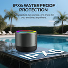 Monster S270 Bluetooth Speaker, Mini Portable Speaker with 360° Surround Sound, Bluetooth 6.0, Colorful Lights, TWS Paring, IPX6 Waterproof Wireless Speaker for Indoor Activities, Cycling, and Hiking