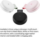 Twelve South Butterfly SE 2-in-1 Qi2 USB-C MagSafe Charging Station (Not Wireless) Travel Charger for iPhone 15/14/13/12, Apple Watch, AirPods Pro Portable Charging Stand, White