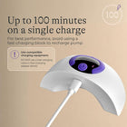Lansinoh Discreet Duo Wearable Breast Pump, Hands Free Breast Pump, 4 Pumping Modes, 9 Levels Hospital Grade Suction, LED Display, Leak-Resistant Design, 2 Breast Flange Sizes Included: 24mm & 21mm (model #S32)