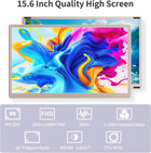 S6 Laptop Screen Extender Monitor Portable, 15.6\'\' Dual Screen Monitor for Laptop Plug and Play, FHD 1080P IPS Multi Triple Monitor for 13\'\'-17\'\' Laptops Compatible with Mac/Wins/Android/Dex