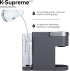 Keurig K-Supreme Single Serve K-Cup Pod Coffee Maker, With MultiStream Technology, Grey, 17.913in x 7.047in x 14.409in