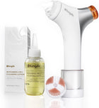 kingdo 2-in-1 Face Scrubber & Makeup Remover Device, Smart Automatic Foaming Facial Cleansing Brush Exfoliator With Face Cleanser For Deep Cleansing & Exfoliating & Removing Makeup Skin Care