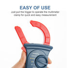 AstroAI Digital Clamp Meter 2000, Clamp Multimeter with Auto Range, Voltage Meter Measures AC Current, Voltage, Resistance, Continuity and Diodes