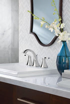 Moen T6905 Voss Two-Handle 8 in. Widespread Bathroom Faucet Trim Kit, Valve Required, Chrome, 0.5