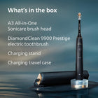 Philips Sonicare DiamondClean Prestige 9900, Rechargeable Electric Toothbrush with SenseIQ, Midnight, HX9990/12