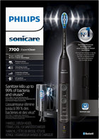 Philips Sonicare ExpertClean 7700 Rechargeable Electric Toothbrush with Bluetooth & UV Sanitizer, HX9630/15, Black