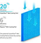 AquaPad Breeze Water Cooling Mattress Pad, 5 YR AquaCare, Remote Control, EvapoChill & SuperBlue Technology, Smooth, Hydro Cooled Mattress Topper, Bed Chiller (63x28 (Twin/Twin XL/Half Queen))