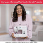 SINGER M1000 Lightweight & Portable Sewing Machine With 32 Stitch Applications, LED Light & Top drop-in bobbin for Hems | Great for Mending