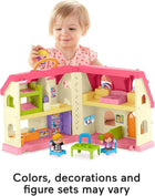 Fisher-Price Little People Toddler Toy Surprise & Sounds Home Musical Playhouse with Figures & Accessories for Pretend Play Kids Ages 1+ Years (Amazon Exclusive)