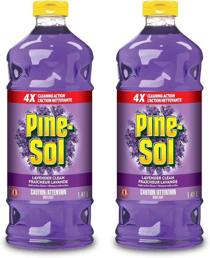 Pine-Sol Multi-Surface Cleaner, Lavender, 1.41 L, 2-pack, Purple & Get 1 Free