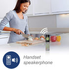 VTech DECT 6.0 3-Handset Cordless Phone with ITAD, CID, Backlit Keypads and Screens, Full Duplex Handset Speakerphones, Call Block Silver/Black, CS6929-3