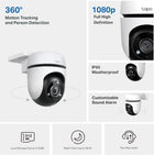 Tapo 1080p Pan/Tilt Outdoor Wired Security Wi-Fi Camera, 360° Visual Coverage, Up to 98ft Night Vision, Motion/Person Detection, Physical Privacy Mode, Works w/Alexa &Google Home(Tapo C500)