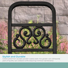 Suncast MDHC200 Decorative Metal Hose Reel Cart, Black