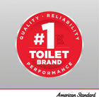 American Standard 4188A004.020 Cadet Pro 1.6 GPF Toilet Tank with 12-in Rough-in, White