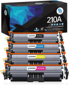 210A W2100A Toner Replacement for HP 210X W2100X Cartridge with Latest Chip for Color Laser Pro 4301fdw 4301fdn 4201dn 4201dw 4301dw 4-Pack