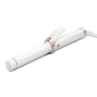 T3 Curl ID 32 mm Digital Ceramic Curling Iron Shiny Smooth Curls that Last - White & Rose Gold, Smart Touch Interface & Interactive HeatID Technology for Automatic Heat Setting Personalization
