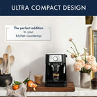 De\'Longhi Stilosa Compact Manual Espresso Machine, Milk Frother | #1 Worldwide Espresso Machine Maker, 15 Bar Pump Pressure, Stainless Steel Boiler, Frother, Compact Design