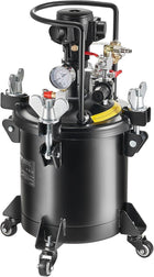 VEVOR Spray Paint Pressure Pot, 10 L/2.5 gal Fully Automatic Stirring Pressure Pot Tank, 70 psi Adjustale Pressure, Pressure Pot Paint Tank with Spray Gun and Hoses, for Home Decor Industry Painting