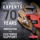 Delta Faucet Nicoli 14 Series Single-Handle Tub and Shower Trim Kit, Chrome Shower Faucet with 6-Spray Hand Held Shower Head with Hose, Chrome 144749-HS (Shower Valve Included)