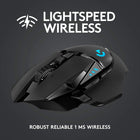 Logitech G502 Lightspeed Wireless Gaming Mouse, Hero 25K Sensor, 25,600 DPI, RGB, Adjustable Weights, 11 Programmable Buttons, Long Battery Life, On-Board Memory, PC/Mac