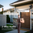 4-Lens Security Cameras Wireless Outdoor & Indoor, 8MP HD Image, 360° PTZ Coverage, WiFi App Remote, 2-Way Audio, Full Color Night Vision, AI Motion Detecting & Tracking