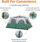 Amazon Basics Instant Camping Tent with Rainfly, Weather-Resistant, Quick Setup