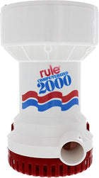 Rule 53S Marine Rule 2000 Automatic Bilge Pump (12-Volt),White/Red