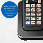 Panasonic DECT 6.0 Expandable Cordless Phone with Call Block - 4 Cordless Handsets - KX-TGC384CB (Black)