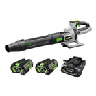 EGO POWER+ 56-volt 880-CFM 200-MPH Battery Handheld Leaf Blower 4 Ah Battery Included Charger Included