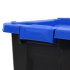 Kobalt X-large Black Heavy Duty Stackable Tote with Latching Lid