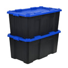Kobalt X-large Black Heavy Duty Stackable Tote with Latching Lid
